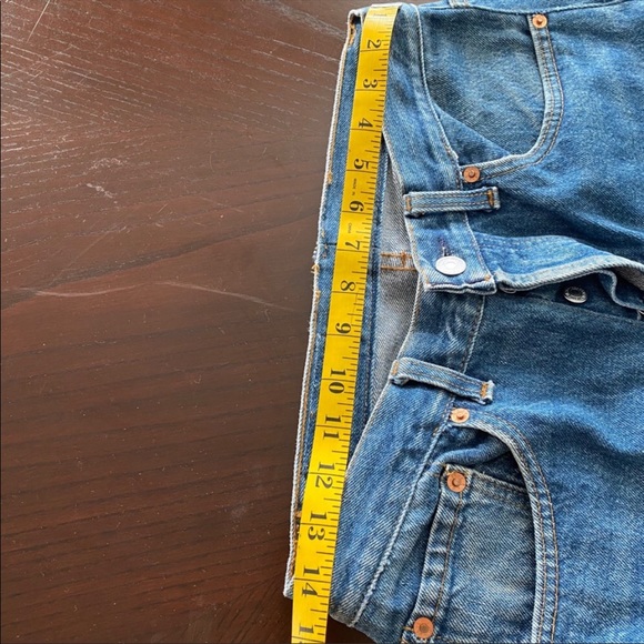 Re/Done Levi’s High Rise Ankle Crop patchwork 27😍 - Picture 6 of 8